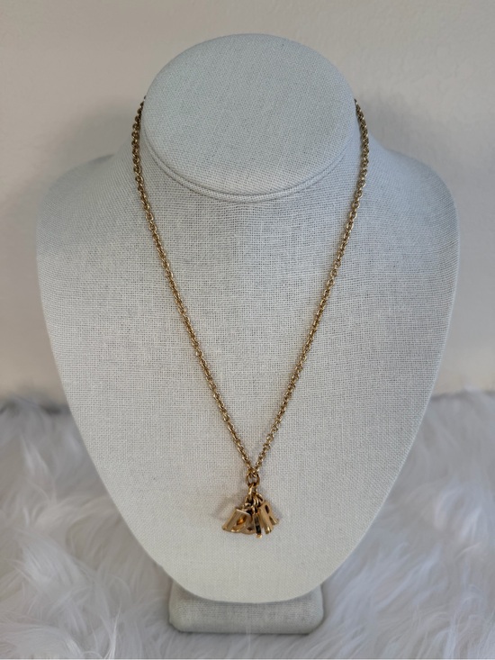 Dior Jewelry - Gold Letter Charm Pendant Necklace - Women Jewelry